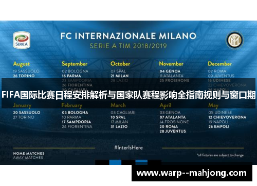 FIFA国际比赛日程安排解析与国家队赛程影响全指南规则与窗口期
